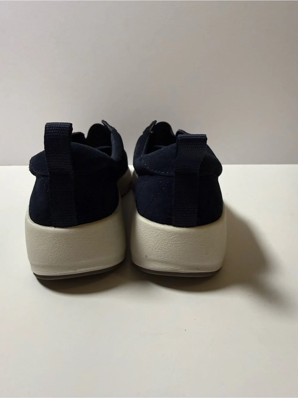 Lands' End Navy Slip-On Casual Sneakers